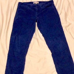 Madewell Corduroy skinny jeans - Cobalt Blue
